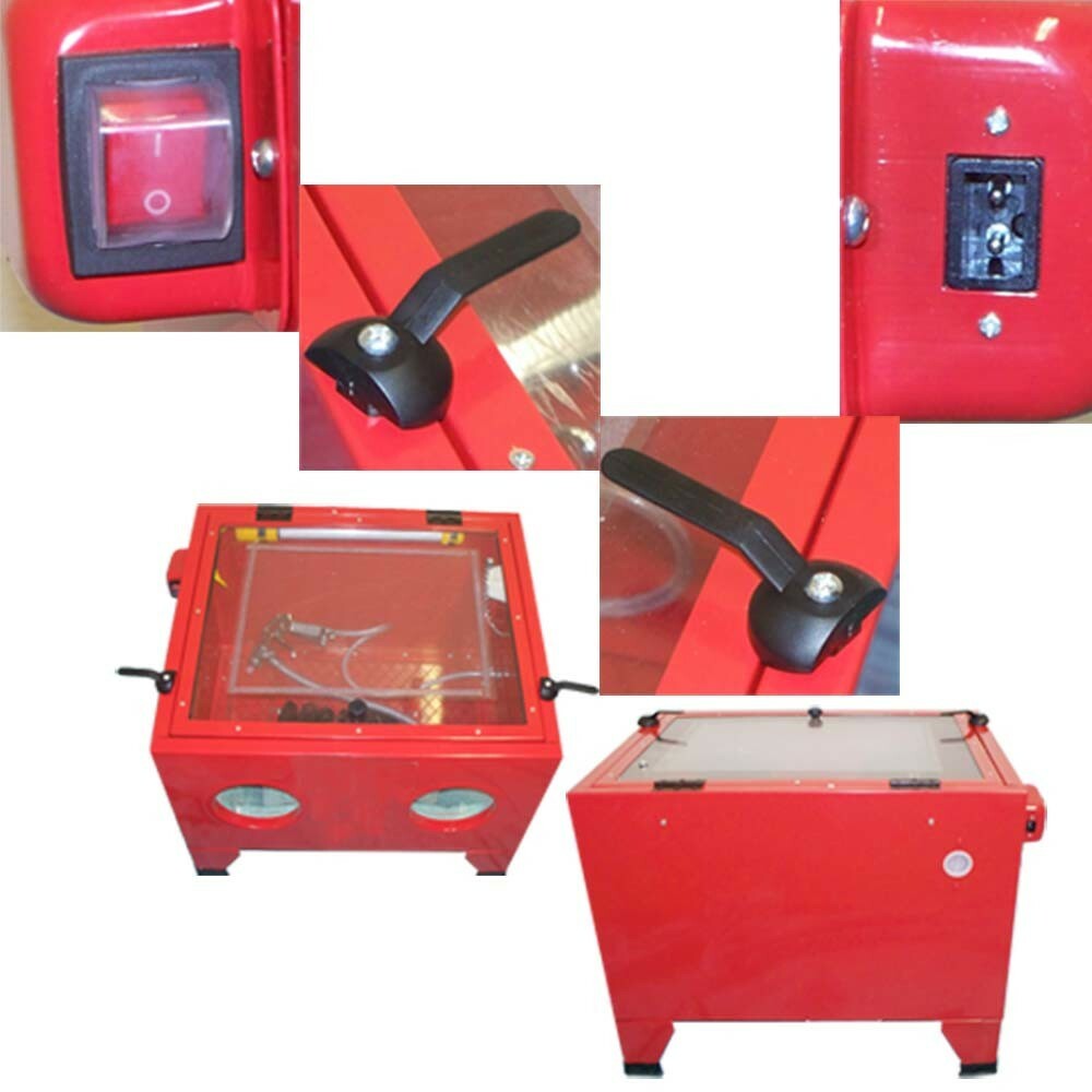 Abrasive Sandblaster Cabinet With Light