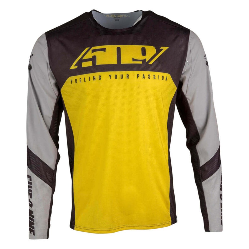 Open Box 509 Adult's Transition Motorcycle Jersey Burst Yellow Medium