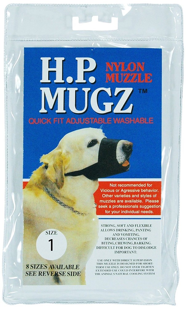 Hamilton H.P. Mugz Adjustable Quick Fit Soft Dog Muzzle, size 1