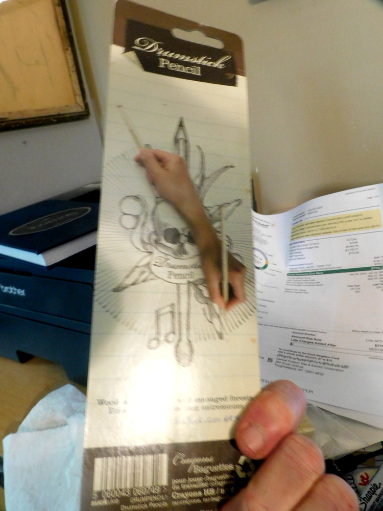 Vintage Drum sticks # 2 Pencil Model