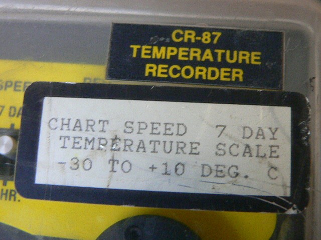 Supco Cr-87 Temperature Recorder