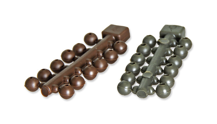 TAPERED RUBBER FISHNG BEADS