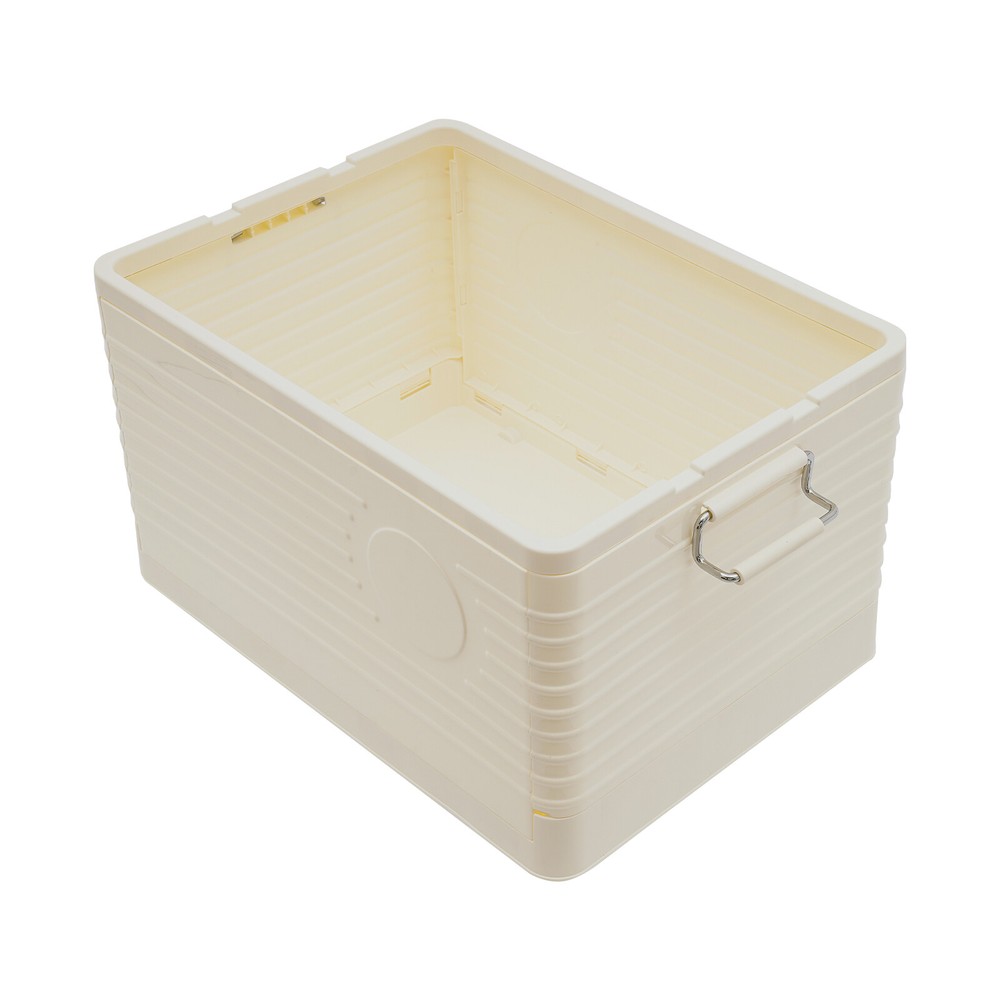 2-tier Foldable Storage Bin Stackable Storage Storage Box Home 62.3QT Capacity