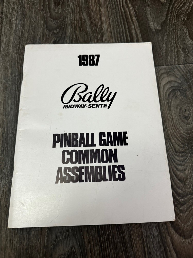 Bally Pinball Game Common Assemblies Manual, 1987