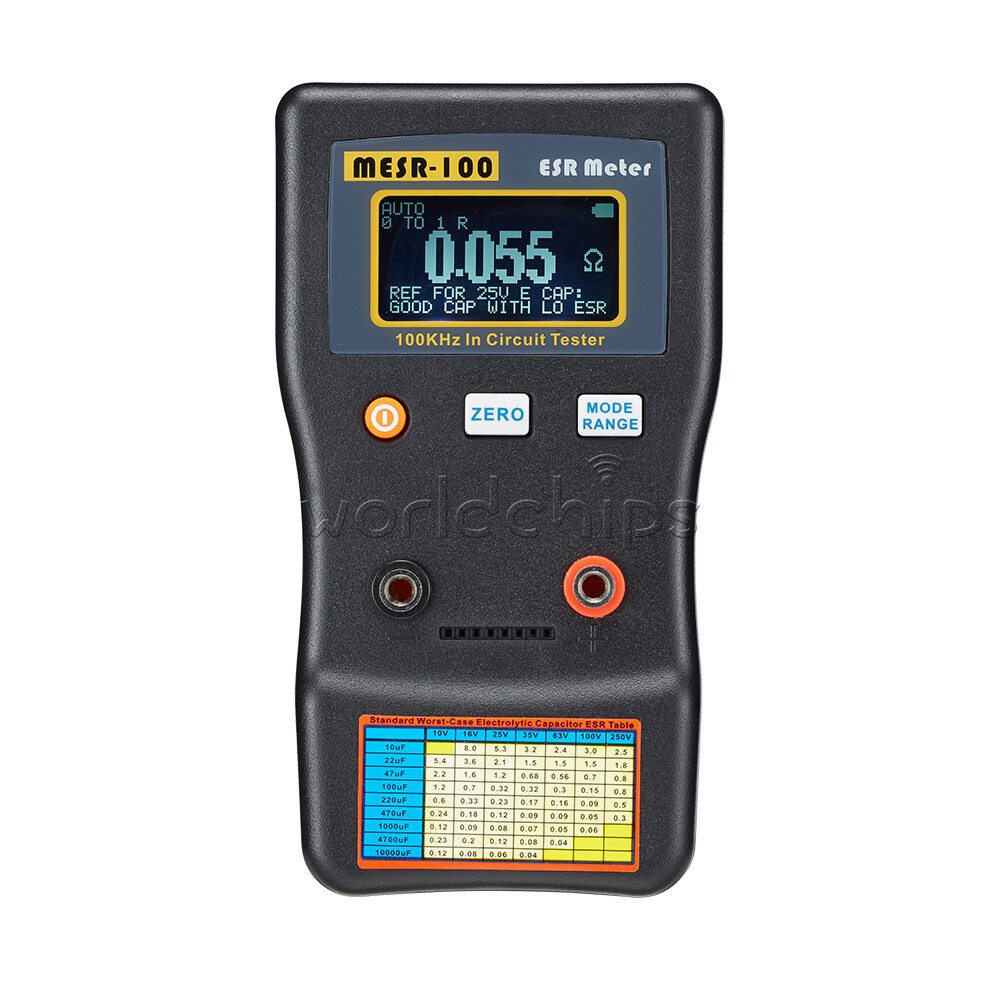 MESR-100 ESR Capacitance Ohm Meter Capacitance Internal Resistance Circuit Meter