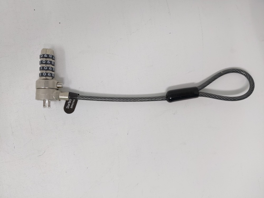 StarTech Universal Laptop Cable Lock Expansion Loop - Add a 6" 4-Digit