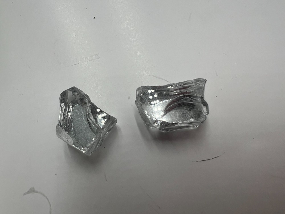 Premium Reflective Fire Glass 1/2" for Fireplace and Fire Pit 10LBS