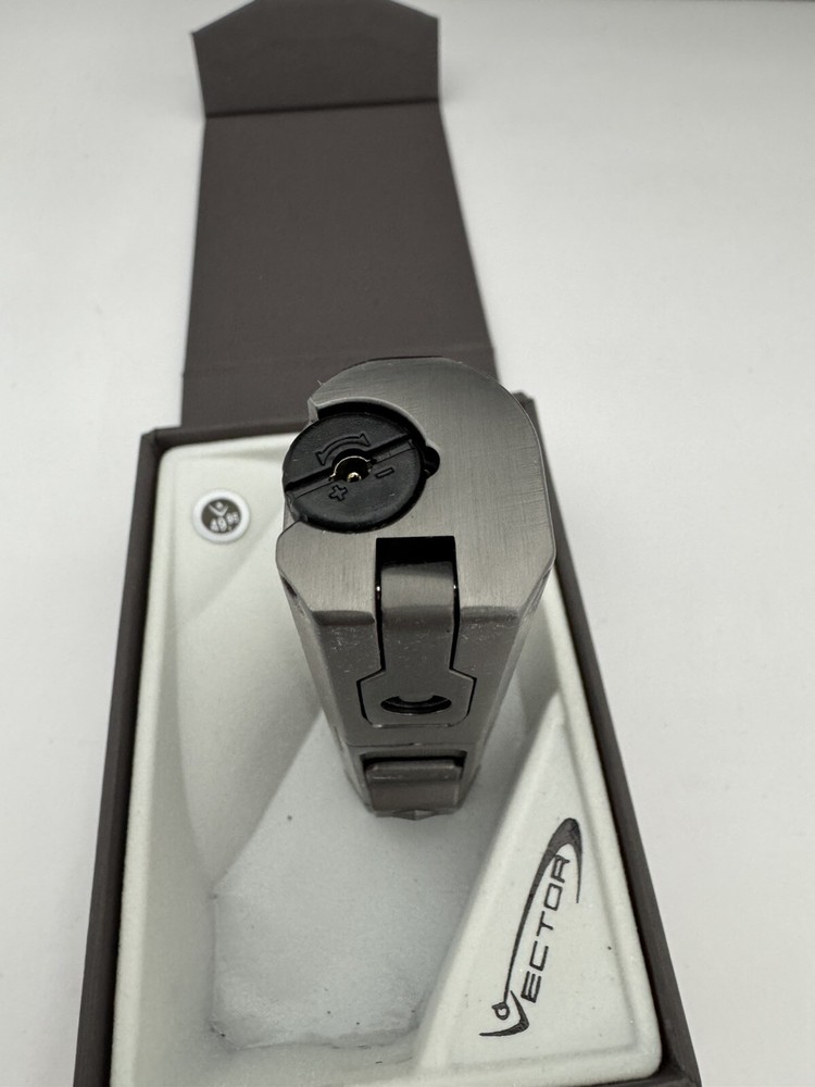 Vector Caliper - Single Large Jet Flame Torch Lighter - Gunmetal - New