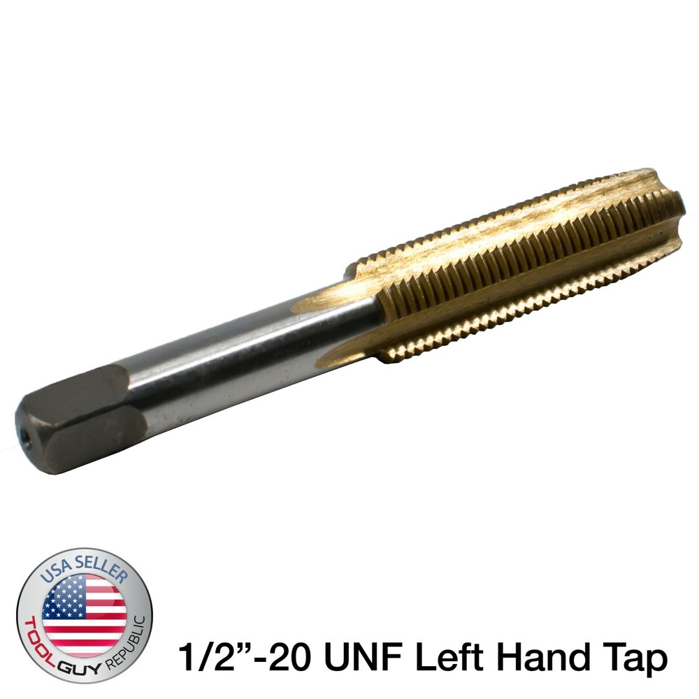 TGR 1/2"-20 UNF Left Hand Fine Thread Tap Tungsten Titanium Coated
