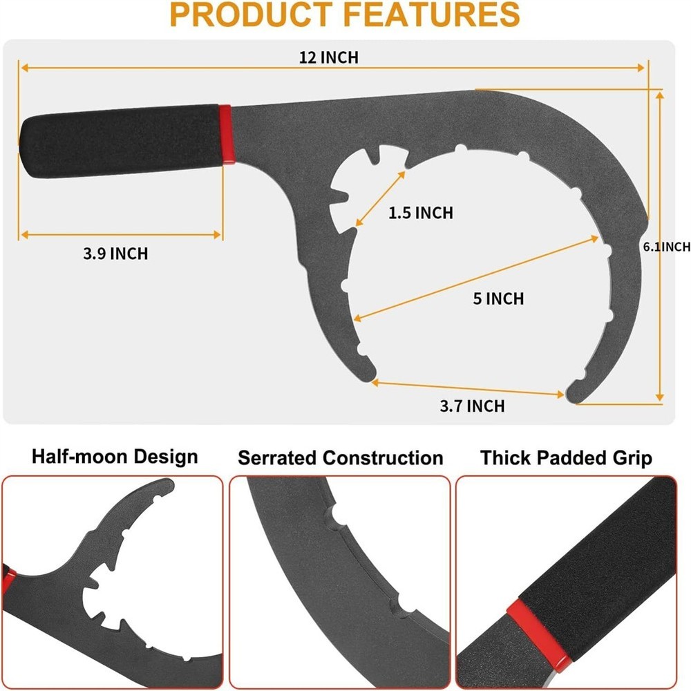 #61090 For 5" Diesel Filter Wrench