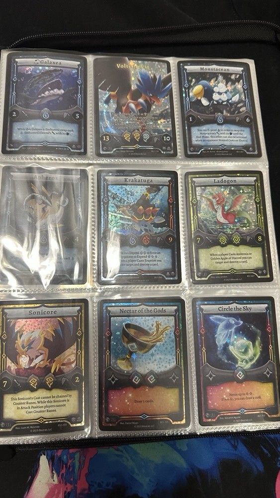 Elestrals - Kickstarter Binder | Includes Kickstarter Promos & other shiny cards