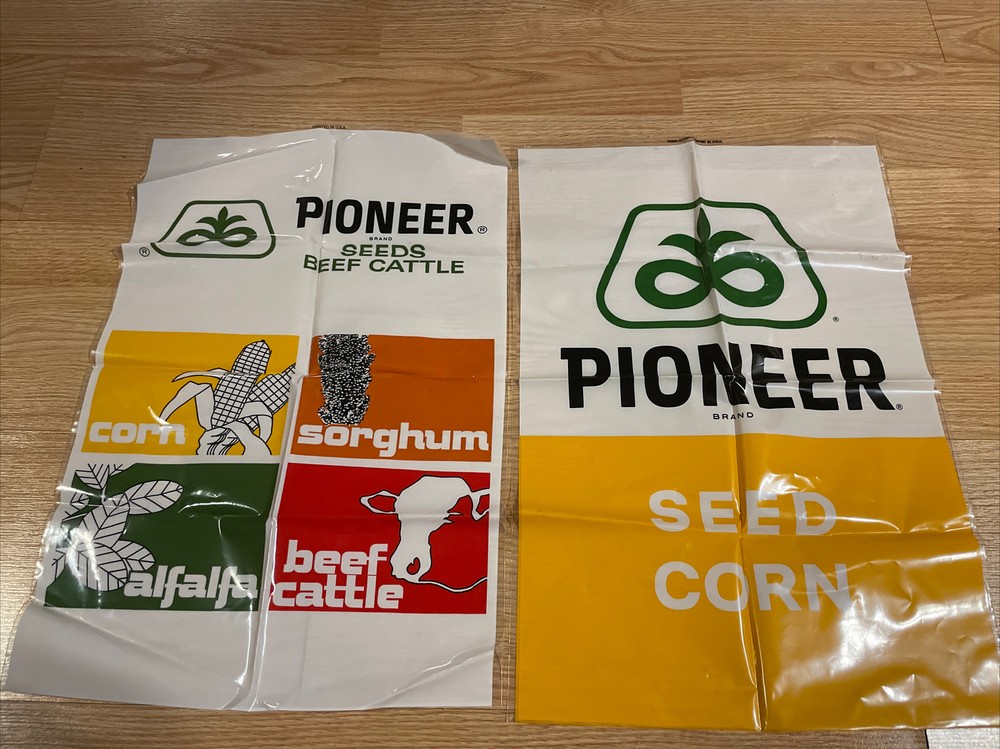 pioneer seed plastic tradeshow bags