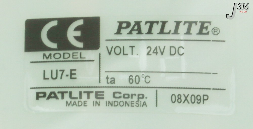 31062 PATLITE STACK LIGHT TOWER LED YELLOW LENS LAMP MODULE (NEW) LU7-E-Y