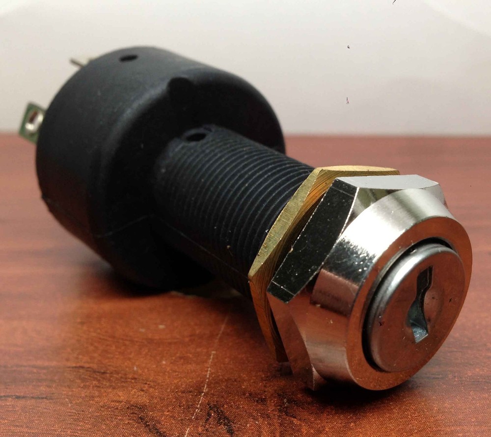 Marine Plastic Ignition Starter Switch 5 Terminals 3 Positions Heavy Duty OFF ON