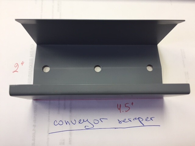 Conveyor Scraper for Pierogi Machine (Phase 2 Pasta Machine AFP601)