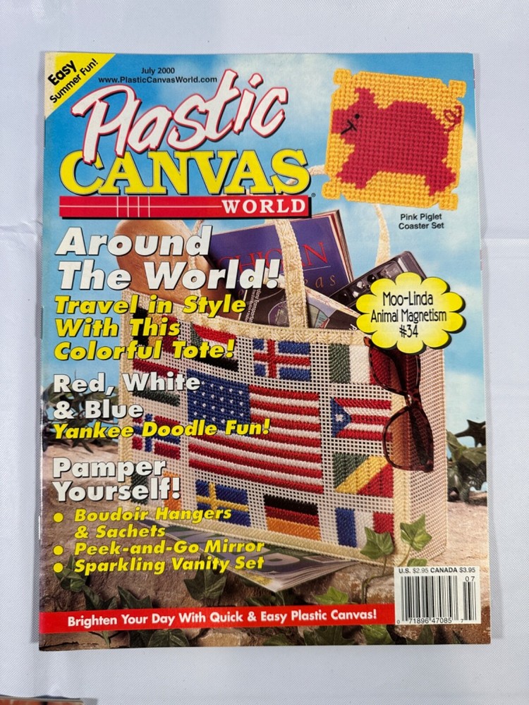 Plastic Canvas World July 2000