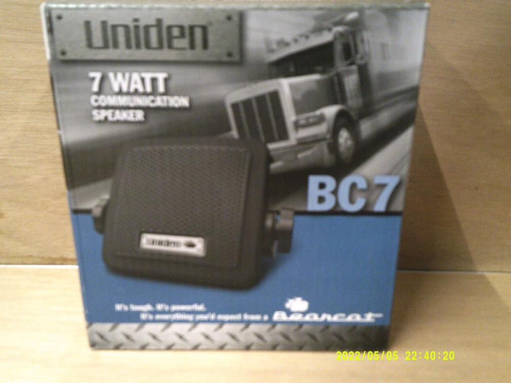 Uniden BC7 Portable Speaker System - Black