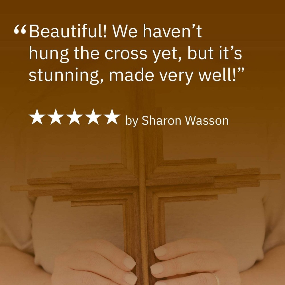 Walnut Layered Cross