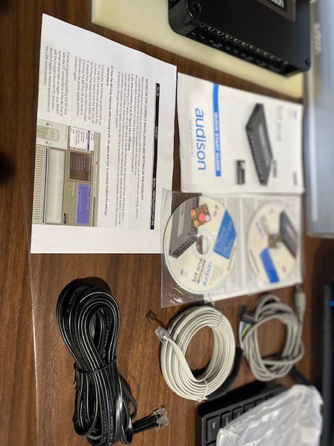 Audison Bit One Processor (Remote, Cables , CD, Manual included)