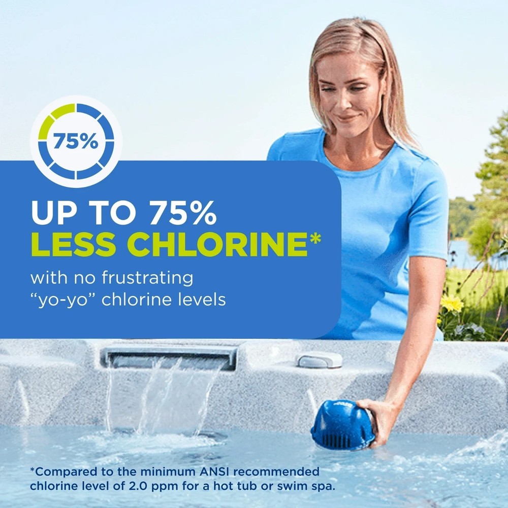 FROG @ease Hot Tub Floating Sanitizing System – SmartChlor & Mineral Technology