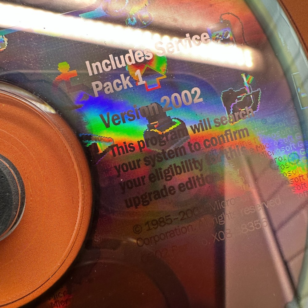 Microsoft Windows XP Professional Upgrade w/Product Key CD Version 2002