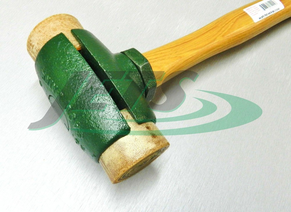 Rawhide Mallet Split Head Hammer #4 GARLAND 31004 with 2" Rawhide Faces 4 Pound