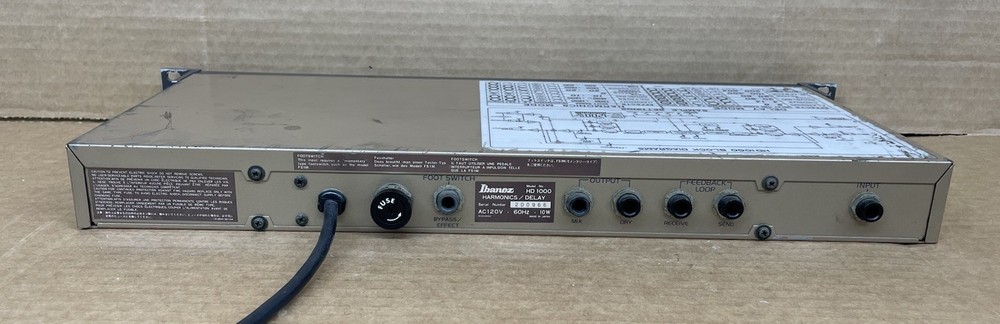 Ibanez DM1000 Digital Delay ~ Vintage Multi-Effects Processor Partially Tested