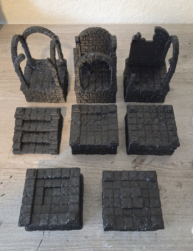 (8) Ancient Ruins - Paintable Modular Platforms