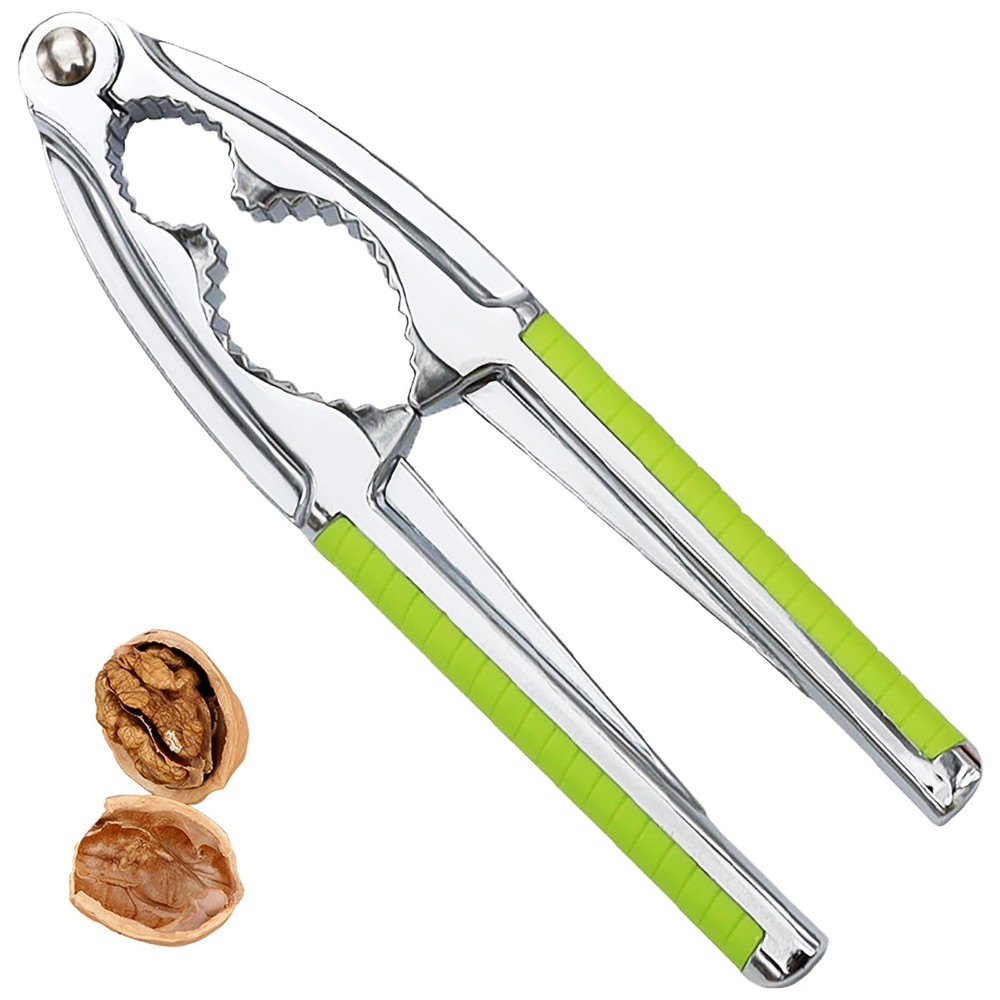 Kunovo Nutcracker for Nuts,Nut Cracker Tool 1 Count (Pack of 1), 02-Green