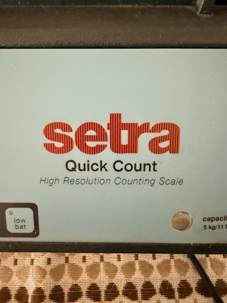 Setra Quick Count Counting Scale Stainless Steel Platform Digital Display