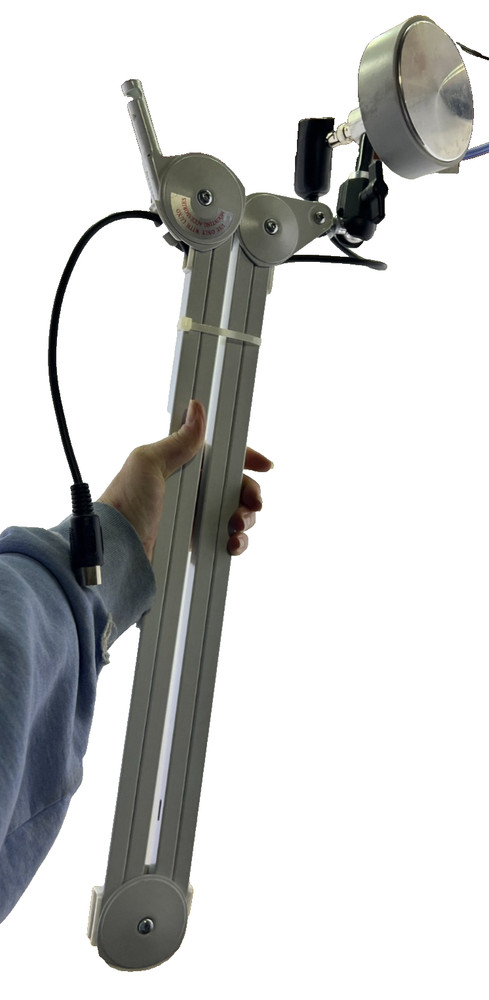 Luxo Articulating Arm 40" Panavise Mount Industrial Task Light Support