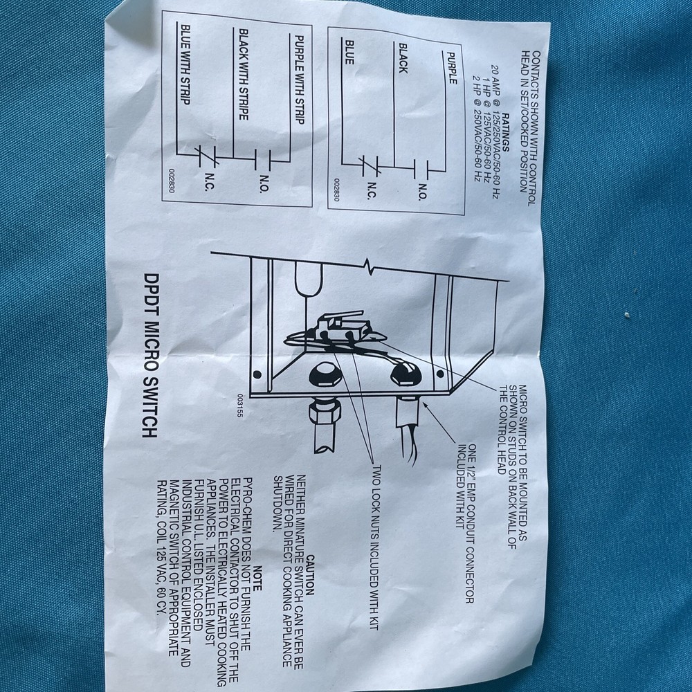 Msdpdt switch kit 550237