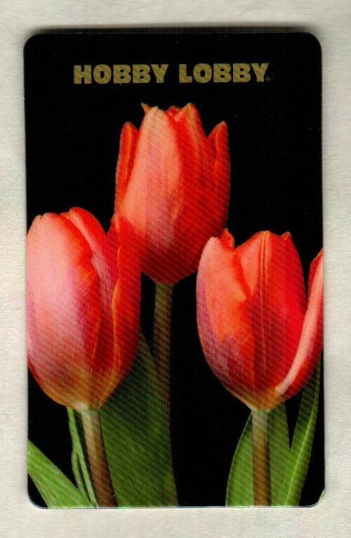 HOBBY LOBBY Tulips ( 2011 ) Gift Card ( $0 )