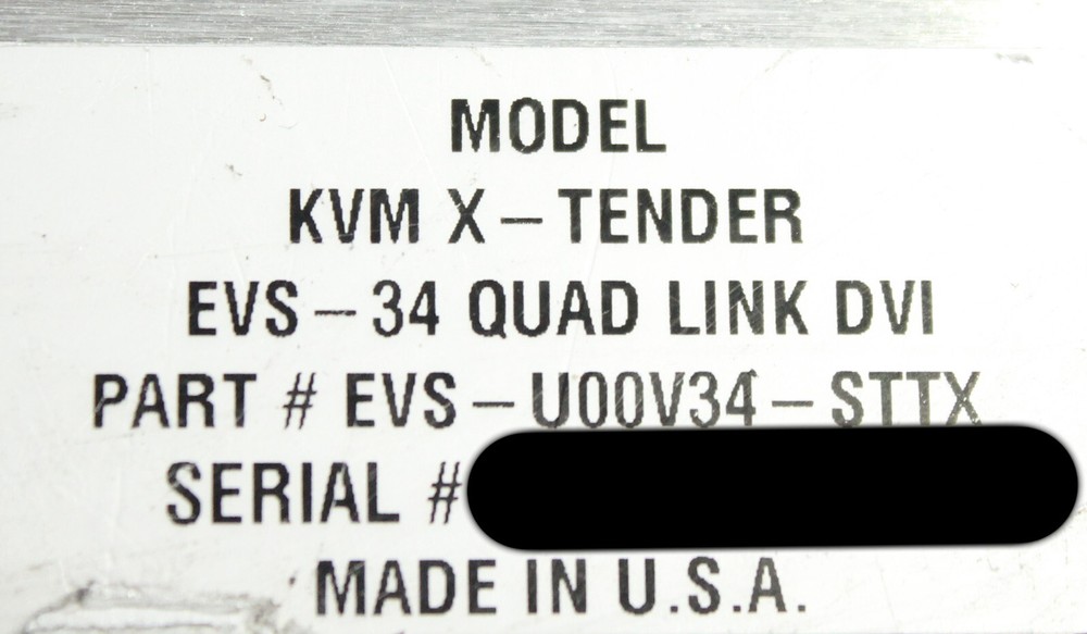 Thinklogical EVS-34 KVM DVI Extender EVS-U00V34-STTX - Unit Only