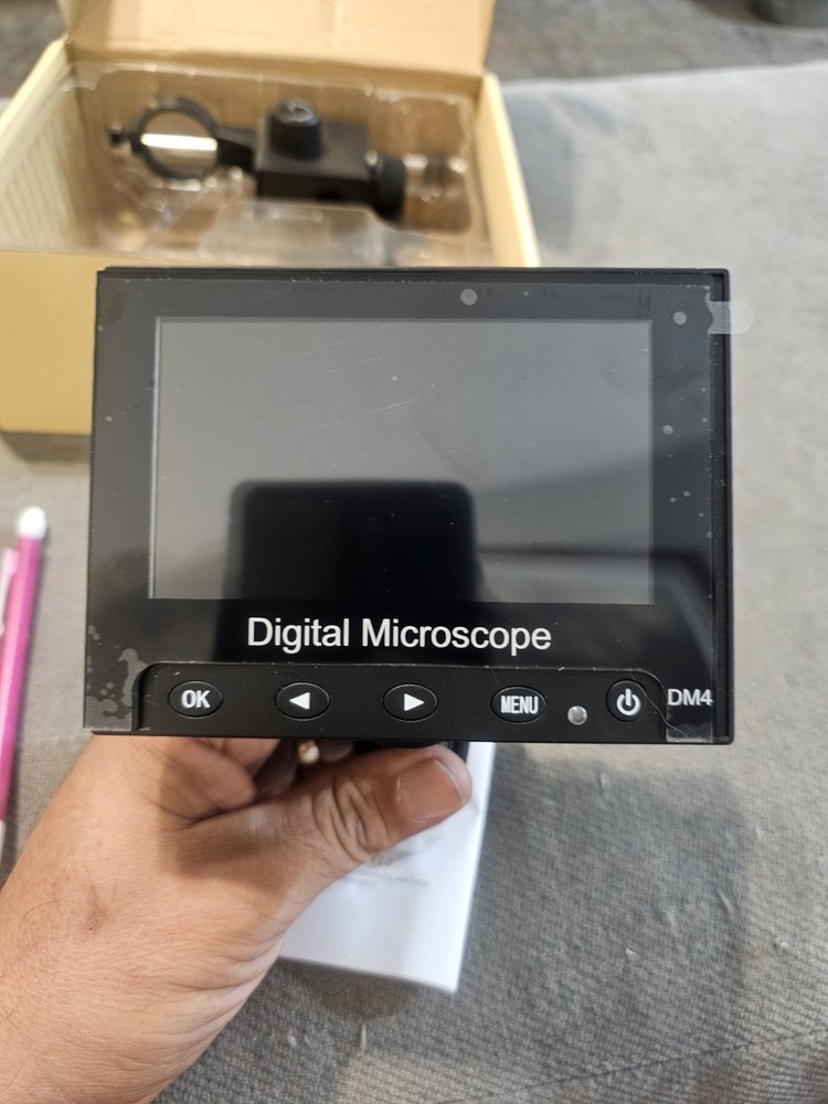 New 4.1" Digital Microscope With Adjustable Led Lights 10x-1000x Manification
