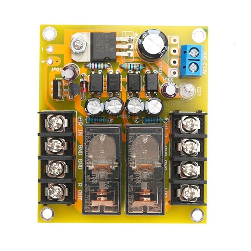 Speaker Protection Module 2 Channel 16A High Power with Delay Startup Feature