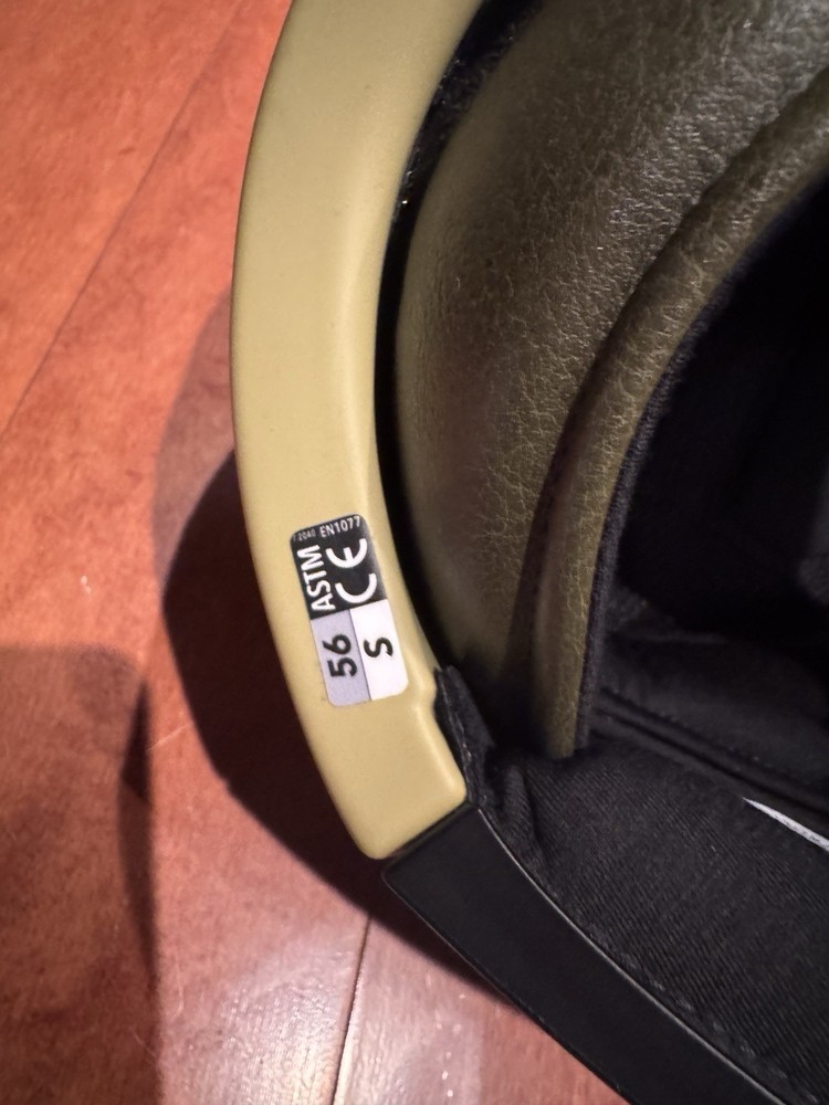 KASK Green Treasure Visor Snow Helmet AS IS