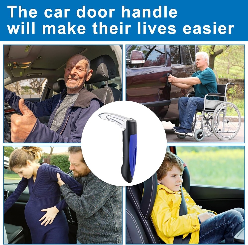 Car Mobility Assist Handle, Auto Cane for Elderly Disabled Drivers, Comfortable