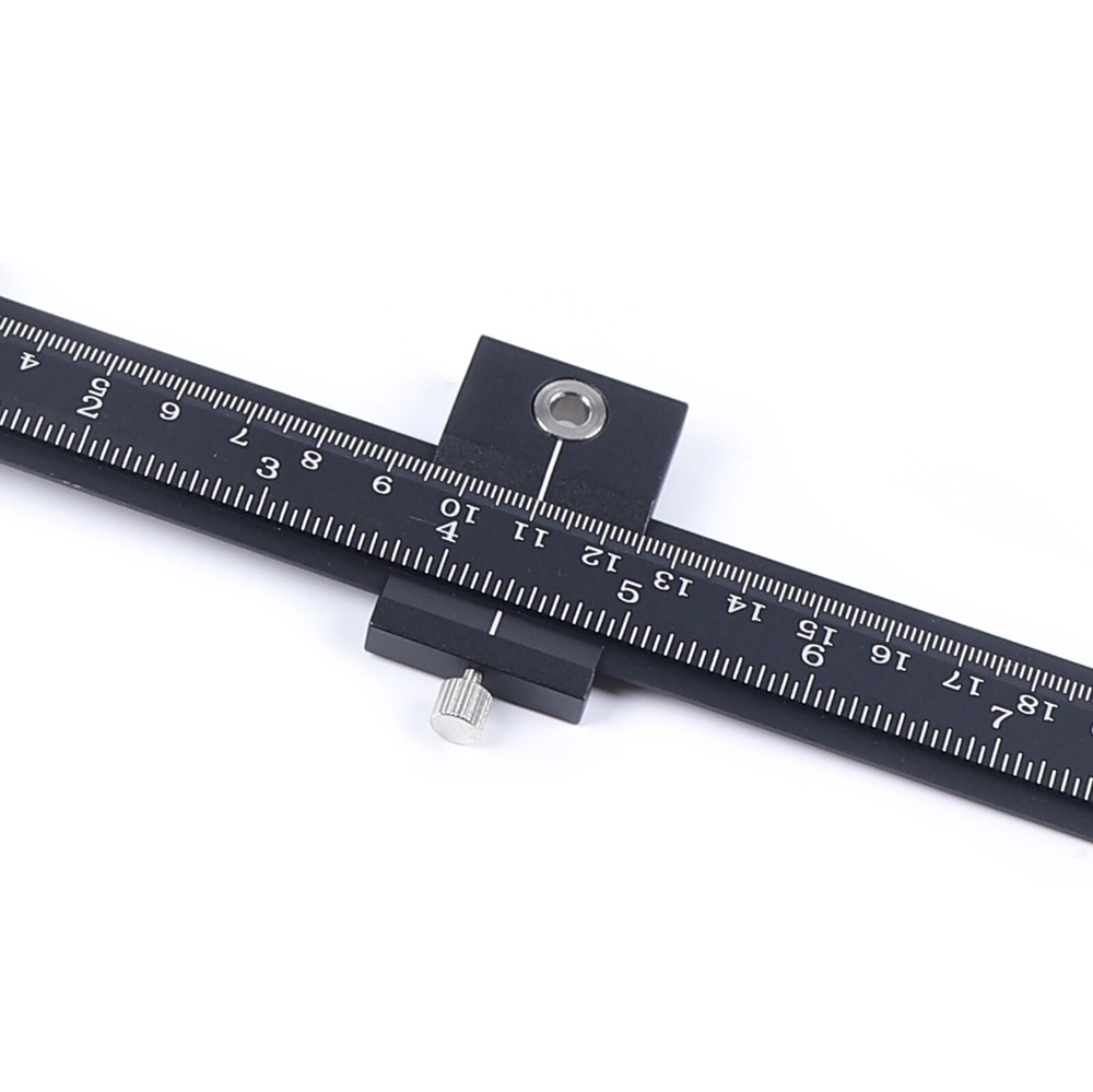 Adjustable Position Ruler Cabinet Hardware Installation Jig Woodworking Tools US