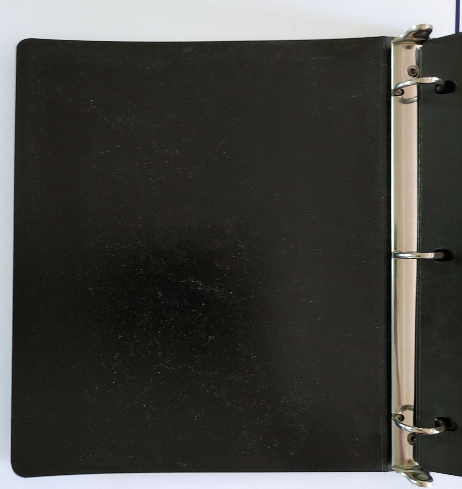 CN Black Vintage 3 Ring Binder