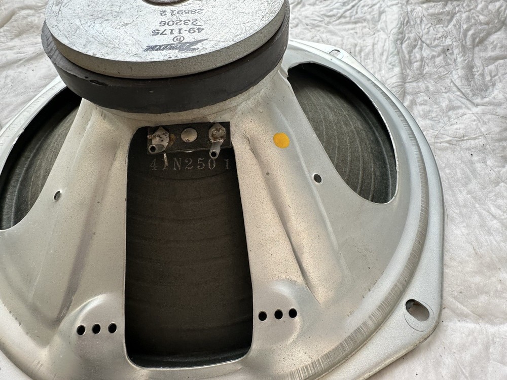 Zenith 49-1175 10” Full Range Speakers