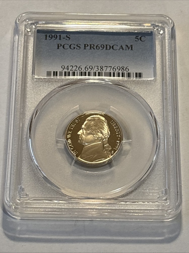 1991-S 5pc Proof Set - PCGS PR69DCAM