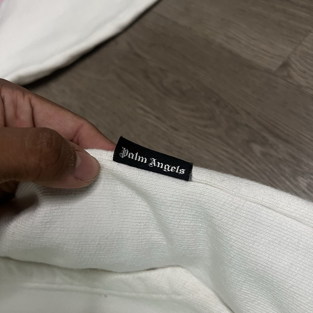 Size Medium - Palm Angels Sprayed Palm Tree White Multi - 100% AUTHENTIC