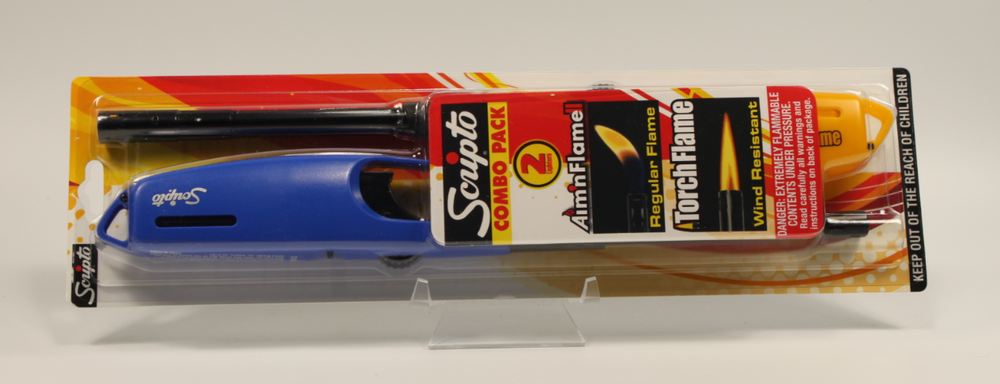 Scripto Aim N Flame Multi-Purpose Lighter 2 Pack, Various Color Options NEW