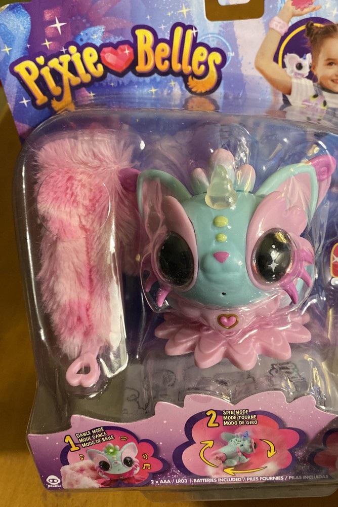 WowWee Pixie Belles - Aurora (Turquoise) Interactive Enchanted Toy -Damaged Box