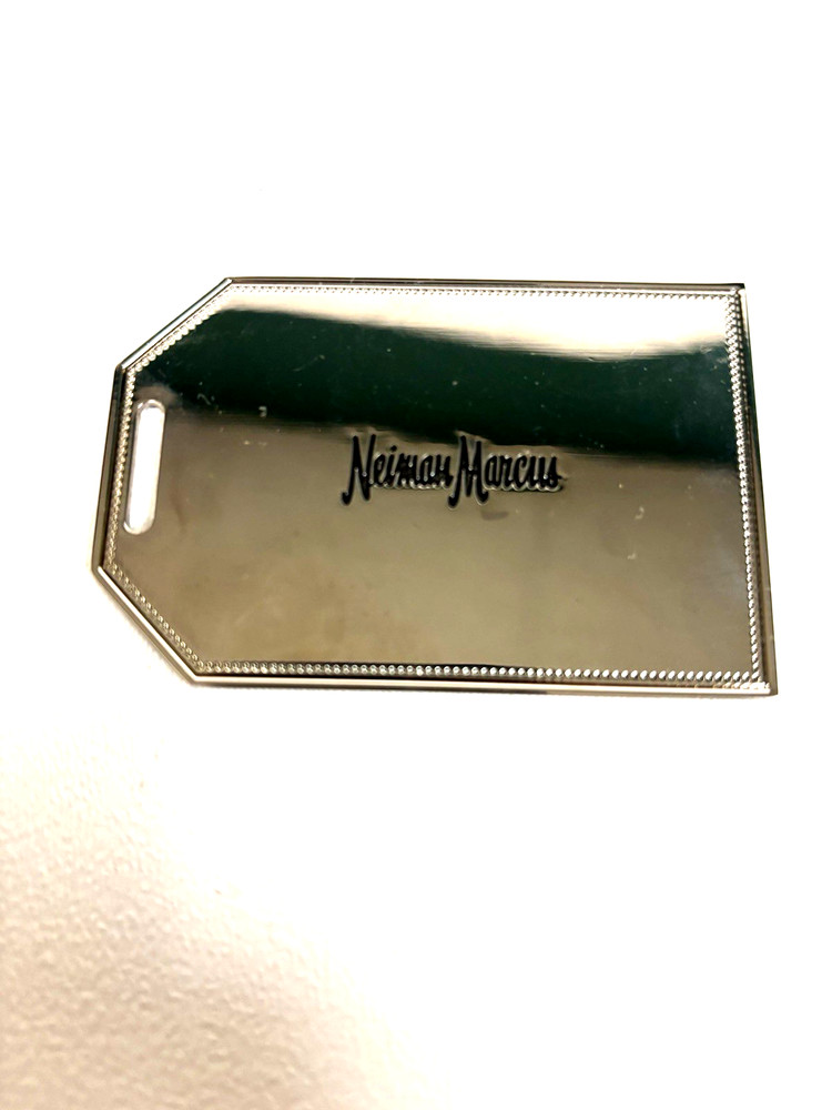 Neiman  Marcus Silver Gift Tag Oh What Fun It Is To Give