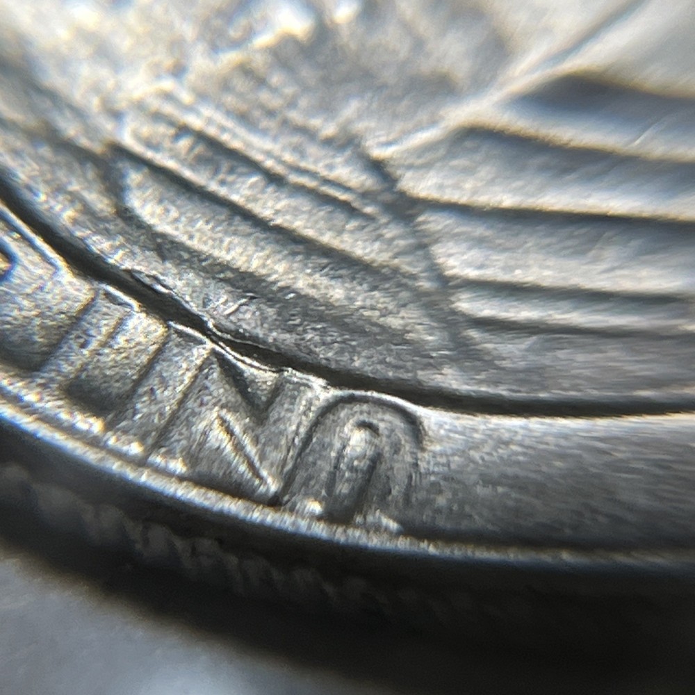 1956 Washington Silver Quarter Errors DDR Toning Uncirculated