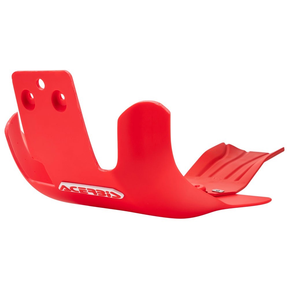 Acerbis Plastic MC Skid Plate Black - Red - Skid Plates