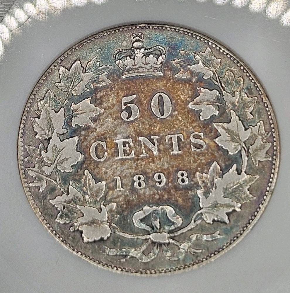 1898 Canada 50 Cents | ANACS VF20