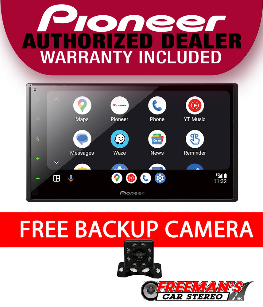 Pioneer DMH-1800NEX + LPCAM8 Backup Camera Bundle